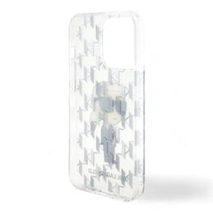 Estuche karl lagerfeld hard case iphone 15 pro pc/tpu clear hard case iml ikonik monogram color transparente  Shop name