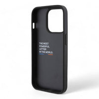 Estuche bmw hard case iphone 15 pro pu leather black m hard case hot stamp tricolor color negro - MUNDO ACCESORIOS (B2C)