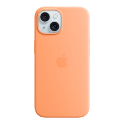 Apple Magsafe Case Iphone 15 Silicone Color Papaya