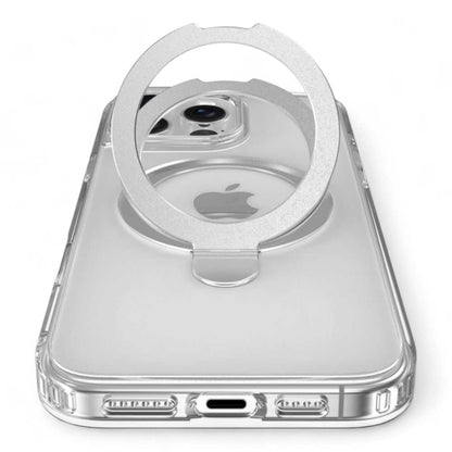 Estuche devia magsafe iphone 16 clean series magnetic shockproof case with bracket color transparente