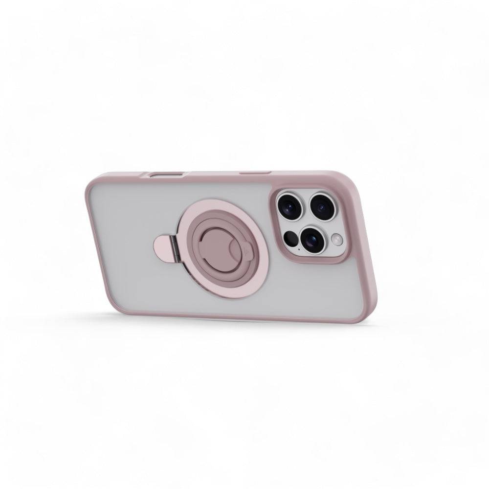 Estuche devia magsafe iphone 16 plus delight series magnetic case with bracket color fucsia - MUNDO ACCESORIOS (B2C)