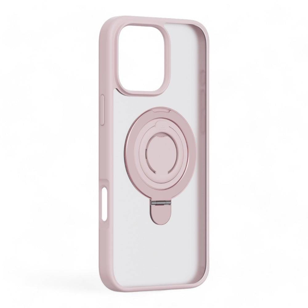 Estuche devia magsafe iphone 16 pro max delight series magnetic case with bracket color fucsia - MUNDO ACCESORIOS (B2C)