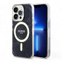 Thumbnail for Estuche guess magsafe iphone 15 pro - pc/tpu black hard case magsafe iml marble  color negro