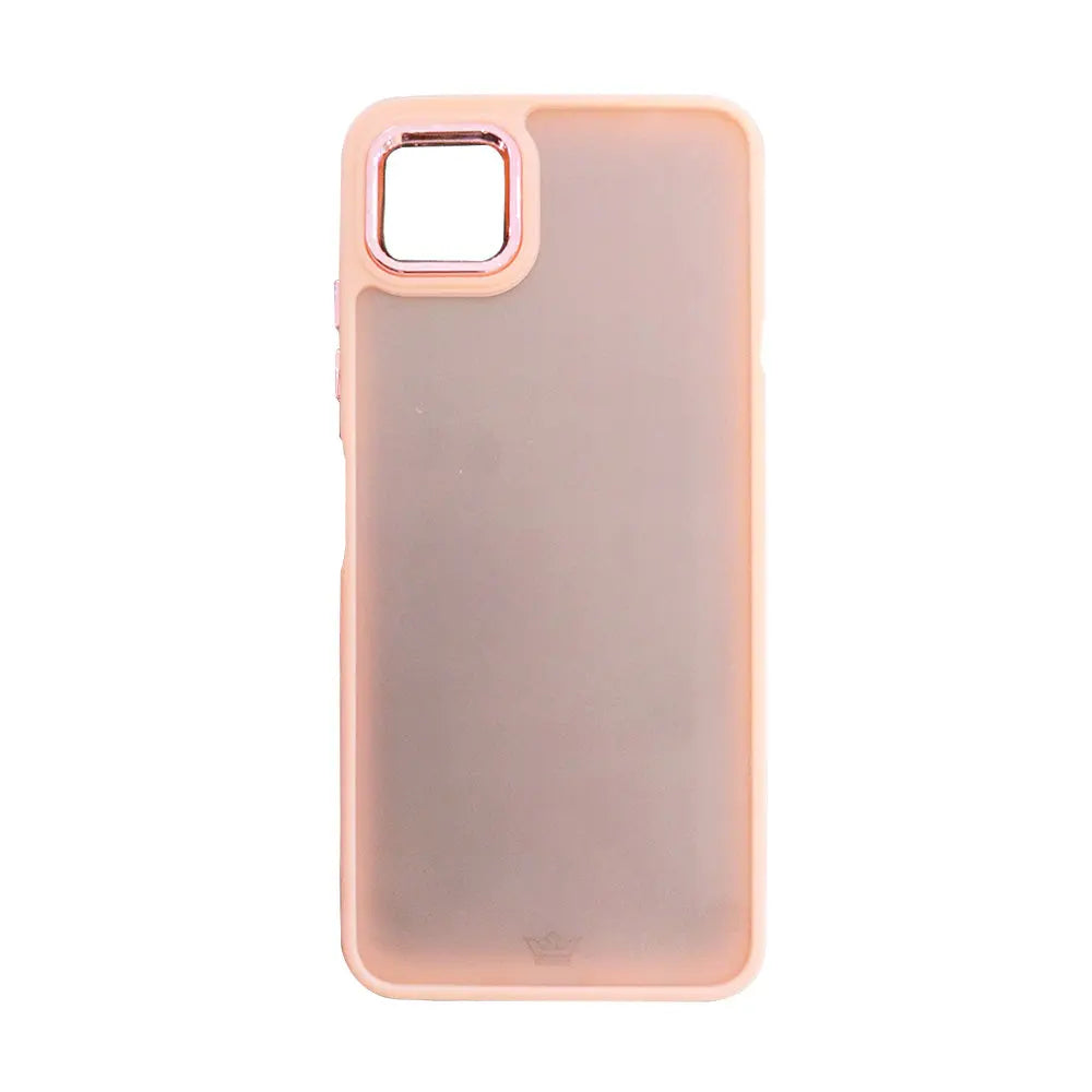 Estuche clásico rosa vintage para Samsung A22, protección elegante y ligera.