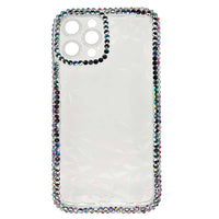 Estuche el rey marco iphone 12 pro max diamantes color transparente - MUNDO ACCESORIOS (B2C)