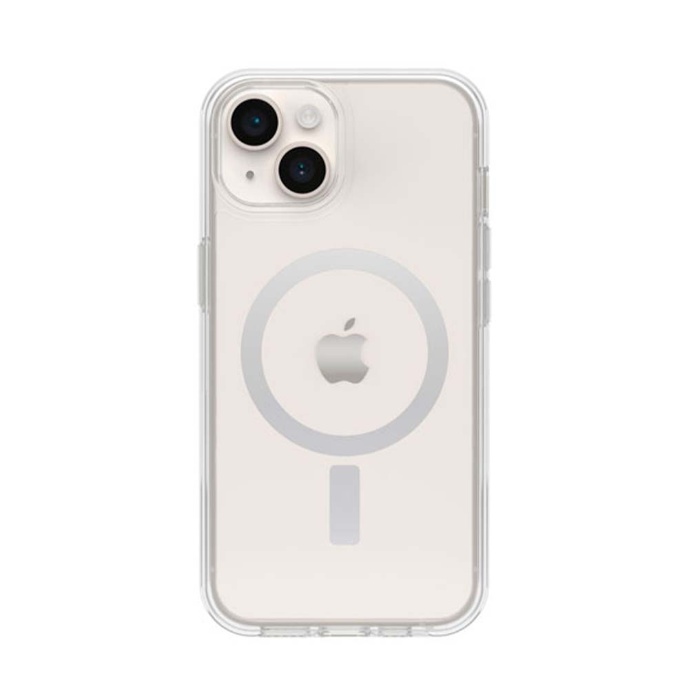 Estuche otterbox symmetry iphone 15 magsafe color transparente