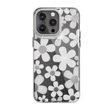 Estuche Switcheasy Artist multicolor Fleur para iPhone 15 Pro, diseño floral.