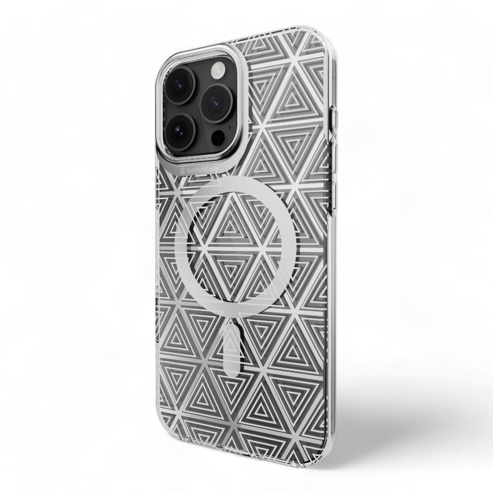 switcheasy artist case iphone 16 pro artist m 3d patterned shockproof case aurora color multicolor