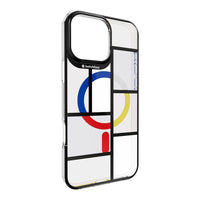 switcheasy artist case iphone 16 pro artist m 3d patterned shockproof case mondrian color multicolor