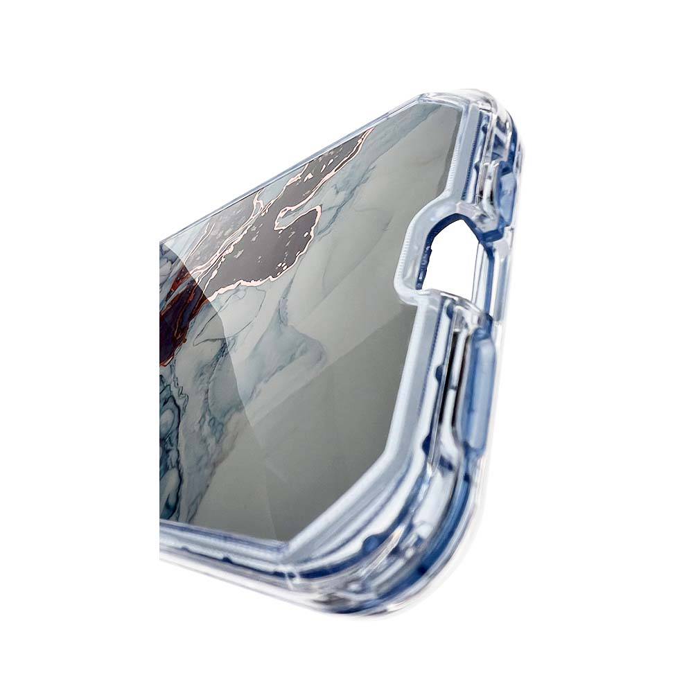 Estuche El Rey Marble Iphone 13 Pro Max Defender Color Azul - MUNDO ACCESORIOS (B2C)