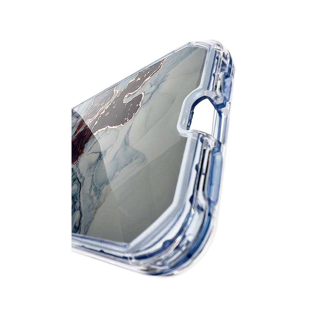 Estuche El Rey Marble Iphone 13 Pro Max Defender Color Azul