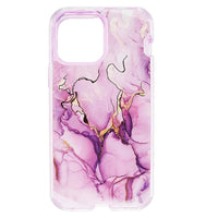 Estuche El Rey Marble Iphone 13 Pro Max Defender Color Morado - MUNDO ACCESORIOS (B2C)