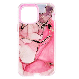 Estuche el rey marble iphone 13 pro max defender color fucsia  Shop name