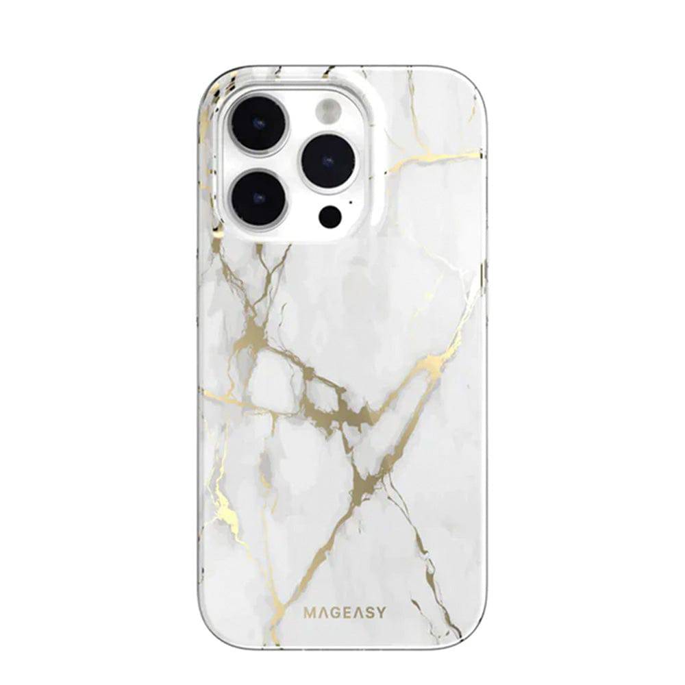 Estuche Switcheasy Marble Iphone 14 Pro Max Magsafe Champagne White Color Multicolor - MUNDO ACCESORIOS (B2C)