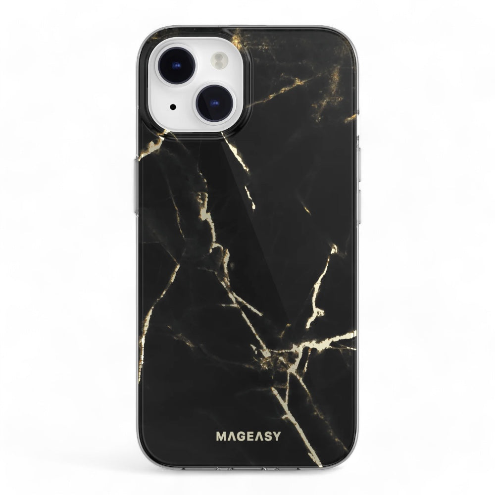 Switcheasy marble m iphone 14 plus pearl black case