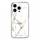 Estuche switcheasy marble iphone 14 pro champagne white color blanco