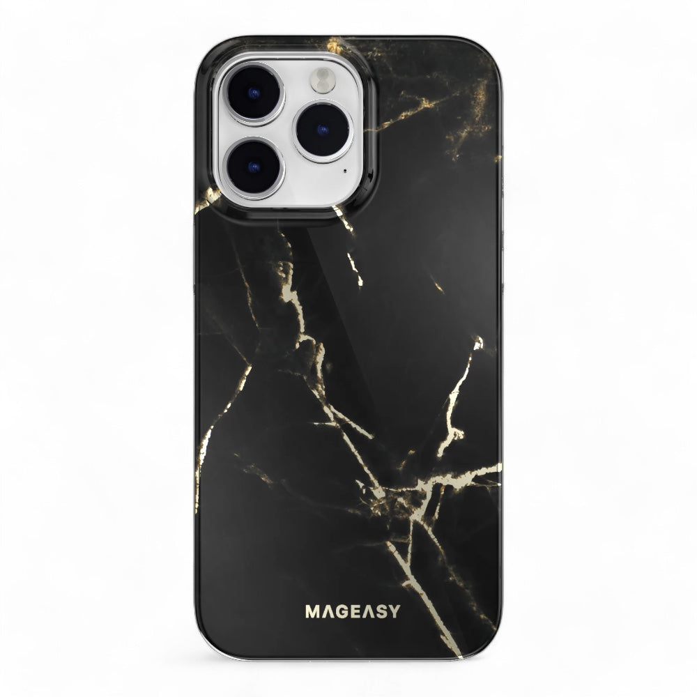 Estuche switcheasy marble m iphone 14 pro pearl black color negro