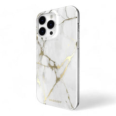 Estuche switcheasy marble iphone 14 pro max champagne white color blanco  Shop name