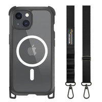 Estuche Switcheasy Odyssey Iphone 15 Odyssey M + Strap Leather  Color Negro - MUNDO ACCESORIOS (B2C)