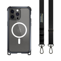 Estuche Switcheasy Odyssey Iphone 15 Pro Ultra M + Strap Metal Color Negro - MUNDO ACCESORIOS (B2C)