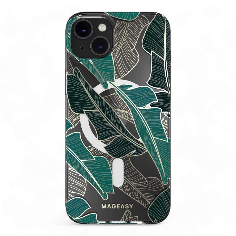 Estuche Switcheasy Glamour para iPhone 14 Plus con diseño multicolor vibrante.