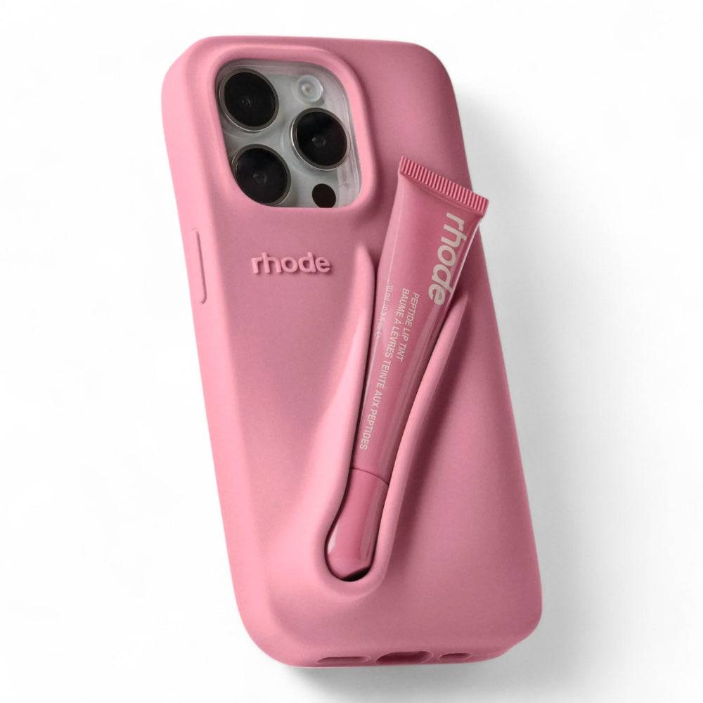 Estuche rhode glamour iphone 15 pro max fall lip limited edition color fucsia - MUNDO ACCESORIOS (B2C)