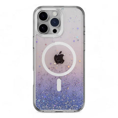 Estuche Switcheasy Starfield iPhone 16 Pro con diseño multicolor brillante y protección antichoque.