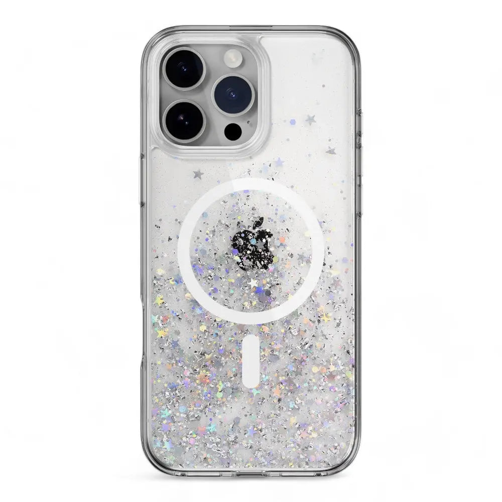 Estuche switcheasy starfield iphone 16 pro max starfield m 3d glitter shockproof case transparent color transparente  Shop name