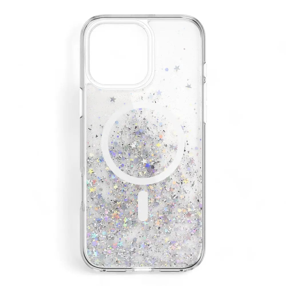 Estuche switcheasy starfield iphone 16 pro max starfield m 3d glitter shockproof case transparent color transparente  Shop name