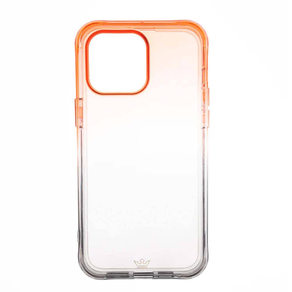 Estuches Clasico El Rey Degrade Apple Iphone 14 Pro Max Color Naranja / Gris - MUNDO ACCESORIOS (B2C)