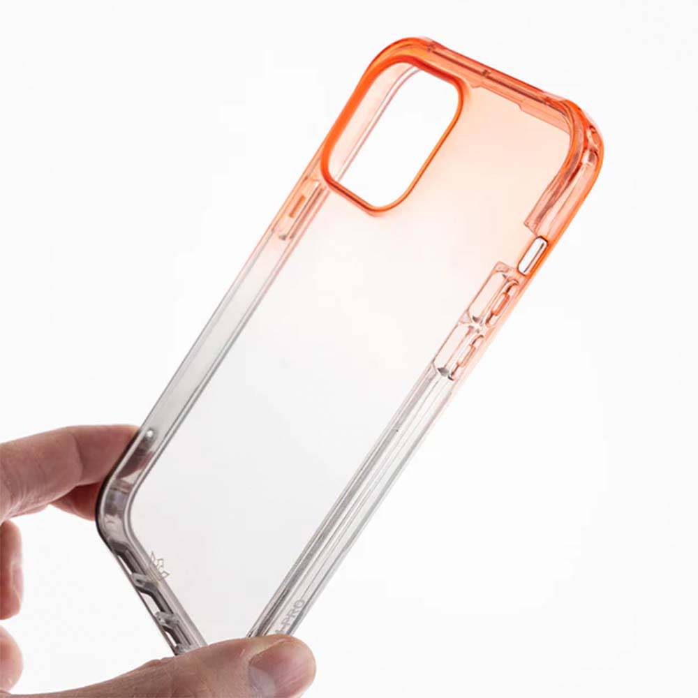 Estuches Clasico El Rey Degrade Apple Iphone 14 Pro Max Color Naranja / Gris - MUNDO ACCESORIOS (B2C)