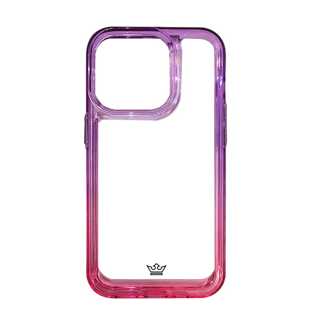 Estuches Clasico El Rey Degrade Apple Iphone 14 Pro Color Morado / Rosado - MUNDO ACCESORIOS (B2C)