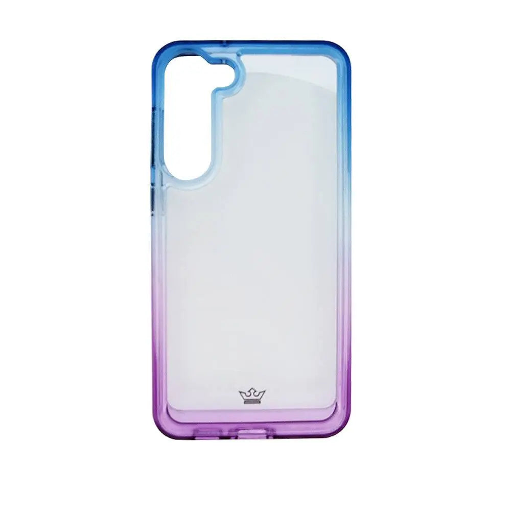 estuche clásico Rey degradado azul morado para Samsung S23 Plus