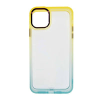 Estuches Clasico El Rey Degrade Apple Iphone 14 Color Amarillo / Turquesa - MUNDO ACCESORIOS (B2C)