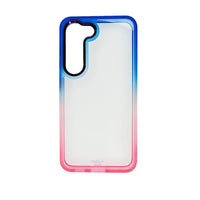 estuches clasico el rey degrade samsung s23 color azul / rosado - MUNDO ACCESORIOS (B2C)