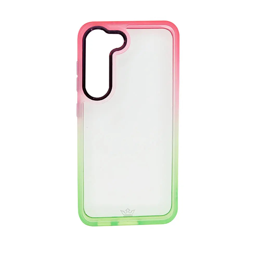 Estuche clasico el rey degrade samsung s23 color rosado / verde  Shop name