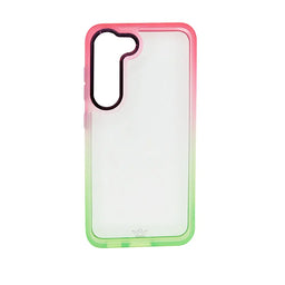 estuche clasico el rey degrade samsung s23 color rosado / verde  Shop name