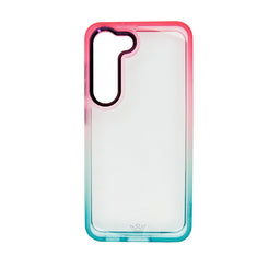 Classic El Rey Degrade Samsung S23 Cases Pink / Turquoise Color