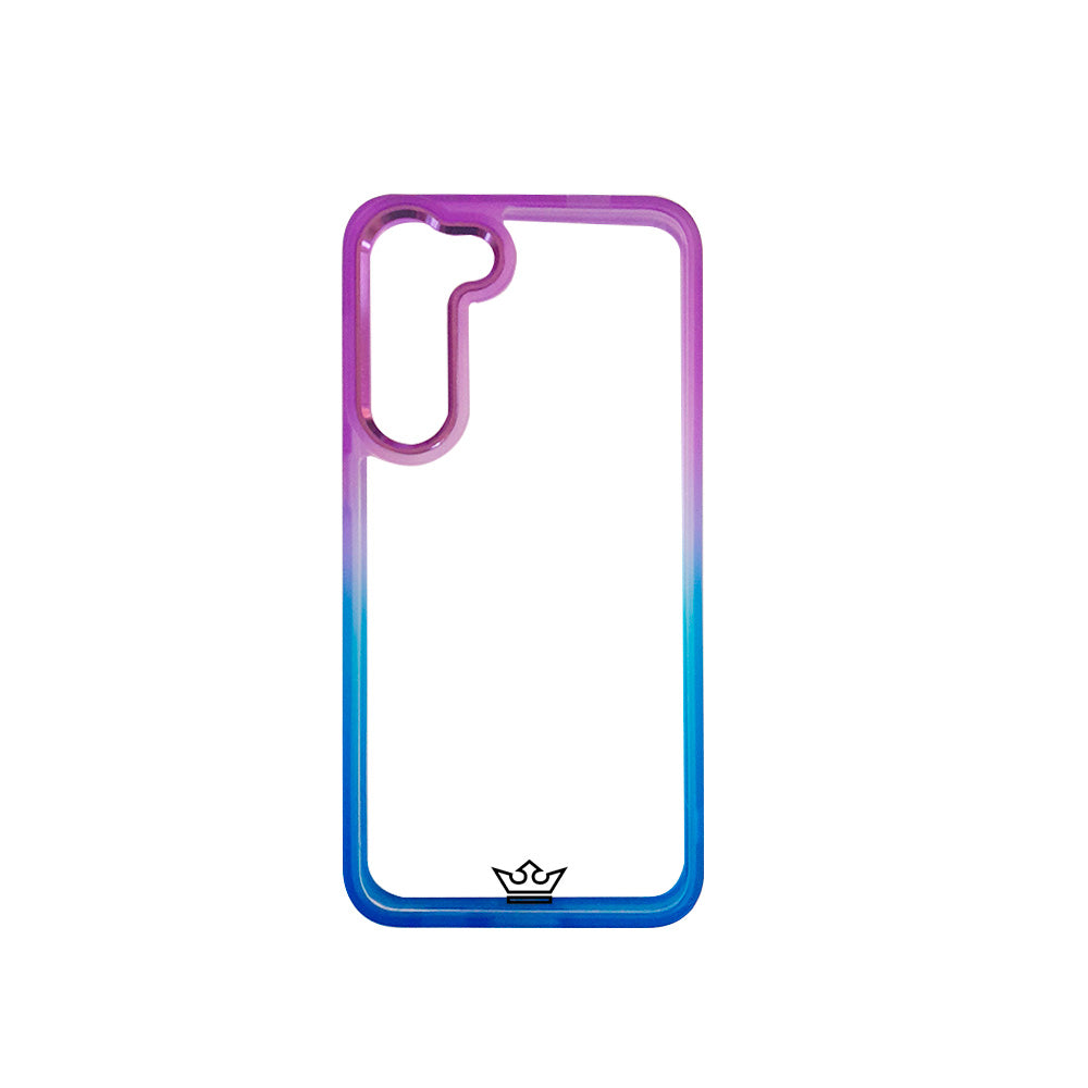 Estuche clasico el rey degrade samsung s23 plus color morado / azul