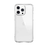 Estuche transparente Switcheasy Atom para iPhone 15 Pro, mostrando diseño elegante y protección delgada.