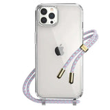 estuche transparente con straps Switcheasy Play para iPhone 13 Pro con diseño angel