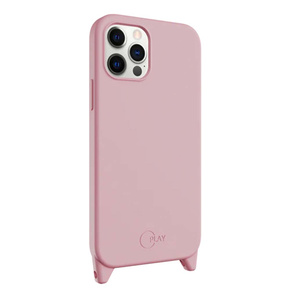 Estuche switcheasy play iphone 12 pro max con strap color rosado