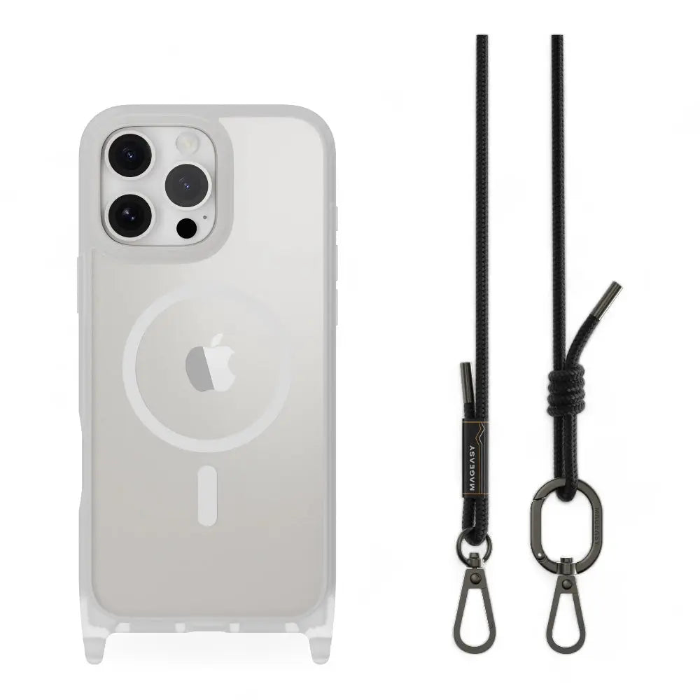 Estuche switcheasy roam iphone 16 pro roam m shockproof protective case with lanyard color transparente/negro  Shop name