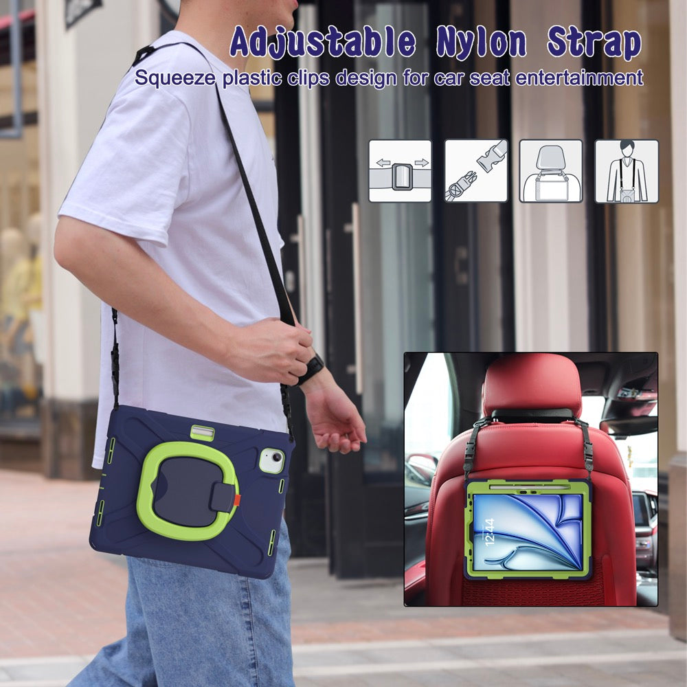 pirate b series ipad air 11 2024 color navyblue+lime