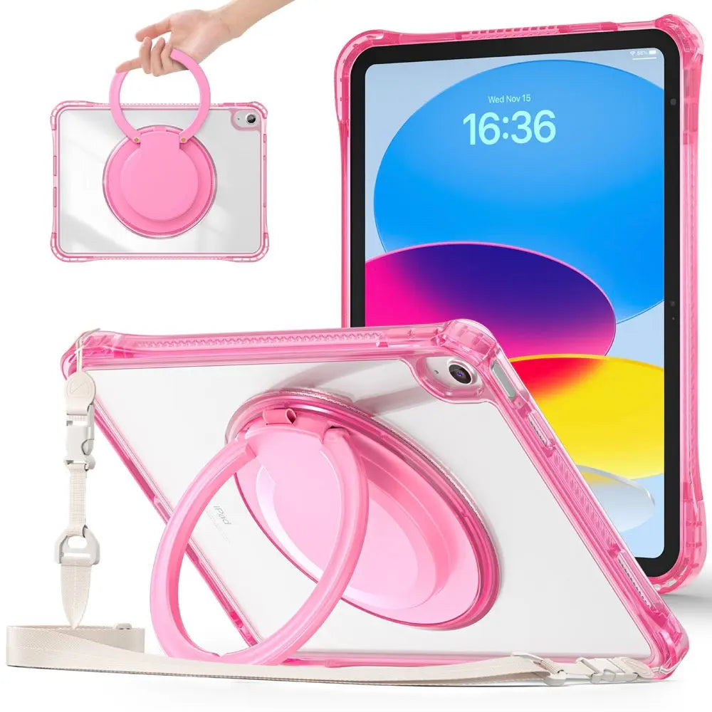 transparent b series ipad 10 th color pink