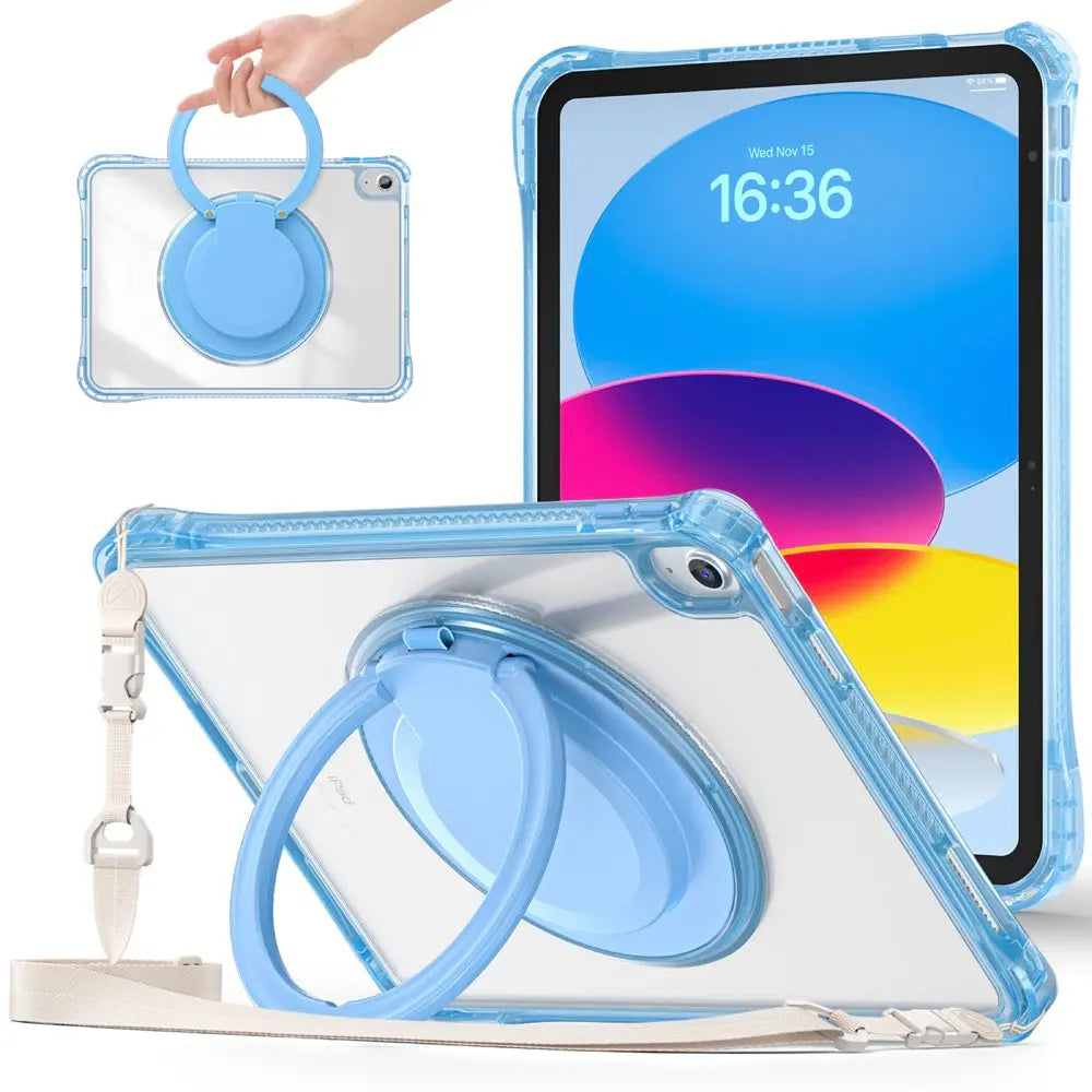 transparent b series ipad 10 th color light blue