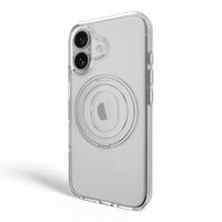 Switcheasy magstand case iphone 16 magstand 360 m rotating ring protective case transparent color