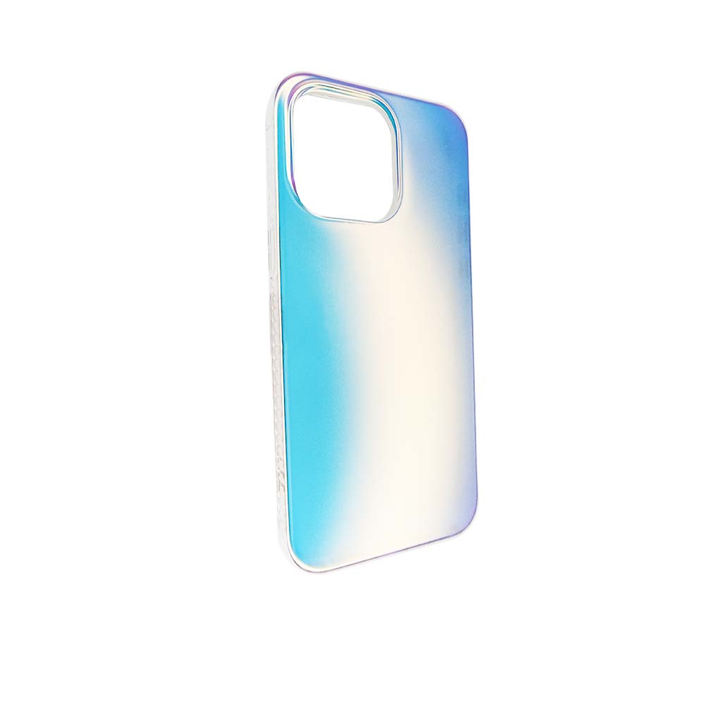 Cosmos King iPhone 15 Pro Case Plain Iridescent Multicolor