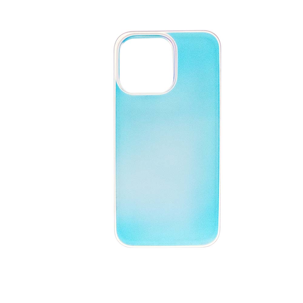 Cosmos King iPhone 15 Pro Case Plain Iridescent Multicolor