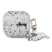 Estuche generico skin airpods 4 stussy color blanco - MUNDO ACCESORIOS (B2C)